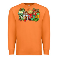 Carrot tiger coffee cups Premium Sweatshirt - Zillion Design Studio
