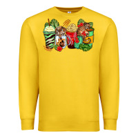 Lemon tiger coffee cups Premium Sweatshirt - Zillion Design Studio
