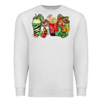Oatmeal Heather tiger coffee cups Premium Sweatshirt - Zillion Design Studio