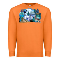 Carrot wolf coffee cups Premium Sweatshirt - Zillion Design Studio