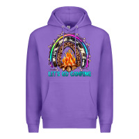 Purple let's go camping rainbow Premium Hoodie - JahusDesignShop