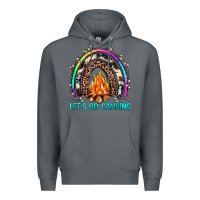 Rock let's go camping rainbow Premium Hoodie - JahusDesignShop