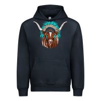 Navy texas longhorn indian headdress Urban Hoodie - JahusDesignShop