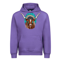 Tulip texas longhorn indian headdress Urban Hoodie - JahusDesignShop