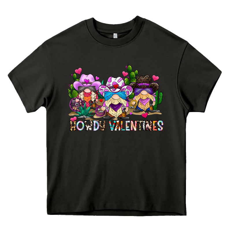 Howdy Valentines Heavy Core Tee by CowhideDigitalArt | Teevron