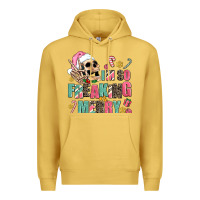 Antique Gold i m so freaking merry Premium Hoodie - AdoDesignShop