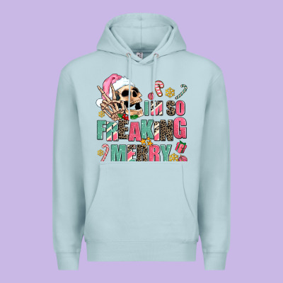 I M So Freaking Merry Premium Hoodie Designed By Adodesignshop