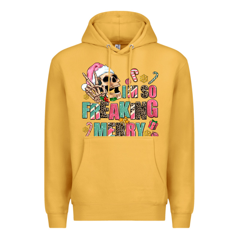 I M So Freaking Merry Premium Hoodie by AdoDesignShop | Teevron