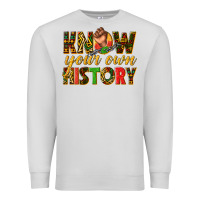 Dove Grey know your own history Premium Sweatshirt - texasbilliewilder