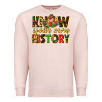 Pale Pink know your own history Premium Sweatshirt - texasbilliewilder