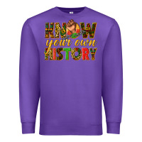 Purple know your own history Premium Sweatshirt - texasbilliewilder
