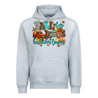 Heather Grey fall for jesus he never leaves Urban Hoodie - AdoDesignShop