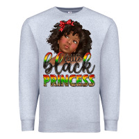 Heather Grey little black princess Premium Sweatshirt - texasbilliewilder