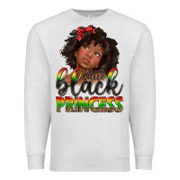 Oatmeal Heather little black princess Premium Sweatshirt - texasbilliewilder