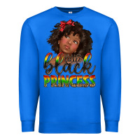 True Royal little black princess Premium Sweatshirt - texasbilliewilder