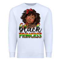 White little black princess Premium Sweatshirt - texasbilliewilder
