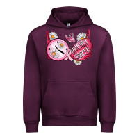 Mauve Wine Hour Breast Cancer Bra Urban Hoodie - Artiststas