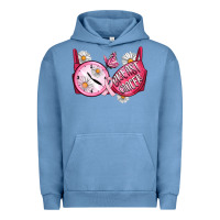 Pigment Pebble Blue Hour Breast Cancer Bra Urban Hoodie - Artiststas