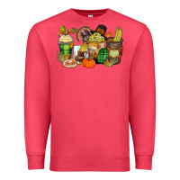 Cardinal thanksgiving coffee cups Premium Sweatshirt - Zillion Design Studio