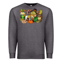 Charcoal Heather thanksgiving coffee cups Premium Sweatshirt - Zillion Design Studio