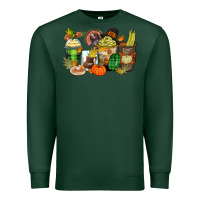 Sports Green thanksgiving coffee cups Premium Sweatshirt - Zillion Design Studio