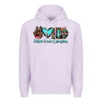 Lilac peace love camping Premium Hoodie - JahusDesignShop