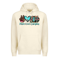 Sandshell peace love camping Premium Hoodie - JahusDesignShop
