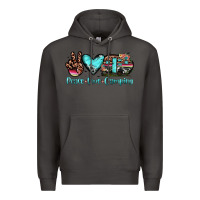 Smoke peace love camping Premium Hoodie - JahusDesignShop