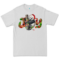 Dove Grey panda joy christmas Premium Tee - LillyAllenDesigns