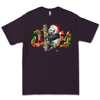 Plum panda joy christmas Premium Tee - LillyAllenDesigns