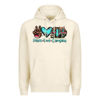 Tofu peace love camping Premium Hoodie - JahusDesignShop