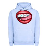 Pigment Grape Ice Lips Dental Braces Urban Hoodie - Artiststas