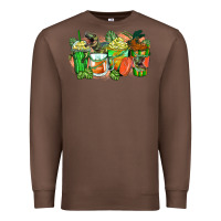 Chestnut t rex coffee cups Premium Sweatshirt - Zillion Design Studio