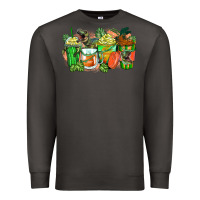 Smoke t rex coffee cups Premium Sweatshirt - Zillion Design Studio