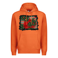 Carrot christmas ornament background Premium Hoodie - BundleAndBundleShop