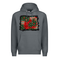 Rock christmas ornament background Premium Hoodie - BundleAndBundleShop