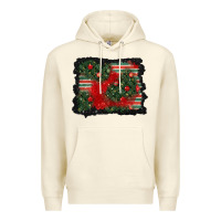 Sandshell christmas ornament background Premium Hoodie - BundleAndBundleShop