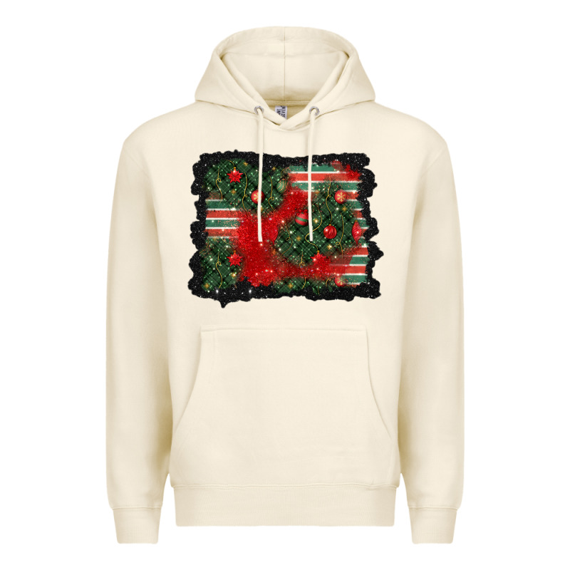 Christmas Ornament Background Premium Hoodie by BundleAndBundleShop | Teevron
