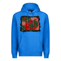 True Royal christmas ornament background Premium Hoodie - BundleAndBundleShop