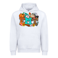 White emt with fall Urban Hoodie - AdoDesignShop