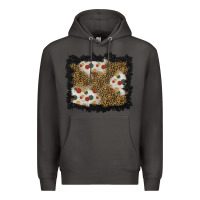 Smoke christmas mistletoe background Premium Hoodie - BundleAndBundleShop