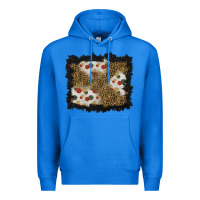 True Royal christmas mistletoe background Premium Hoodie - BundleAndBundleShop