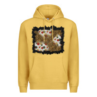 Christmas Mistletoe Background Premium Hoodie | Teevron