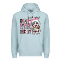 Blue Mist dear santa my brother did it Premium Hoodie - AdoDesignShop