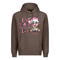 Coffee dear santa my brother did it Premium Hoodie - AdoDesignShop