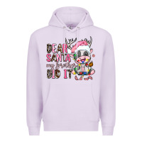 Lilac dear santa my brother did it Premium Hoodie - AdoDesignShop