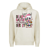 Oatmeal Heather dear santa my brother did it Premium Hoodie - AdoDesignShop