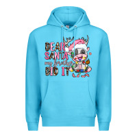 Ocean Blue dear santa my brother did it Premium Hoodie - AdoDesignShop