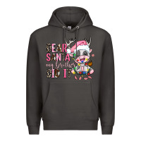 Smoke dear santa my brother did it Premium Hoodie - AdoDesignShop