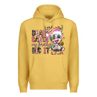 Antique Gold dear santa my brother did it Premium Hoodie - AdoDesignShop